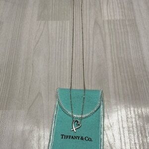 Tiffany & Co. Silver Loving Heart Necklace